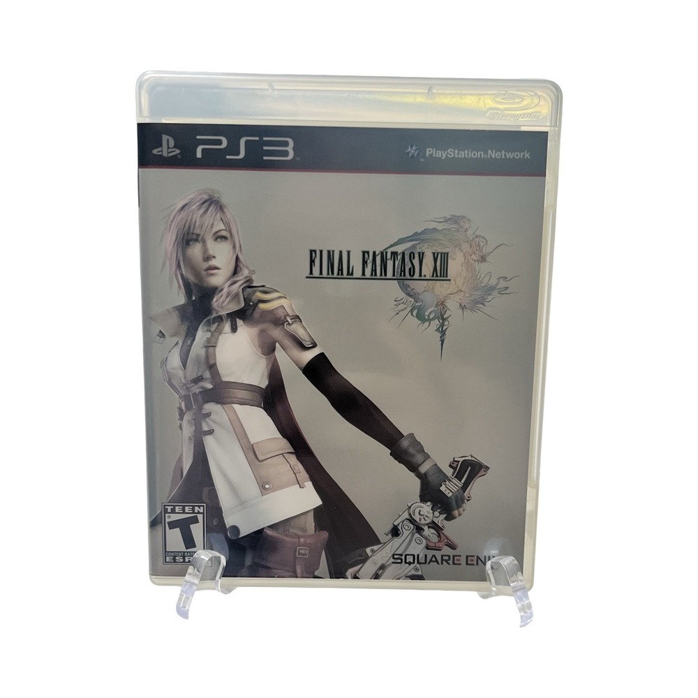 Final Fantasy XIII Sony PlayStation 3 PS3‎ 2010 Square Enix Black Label CIB